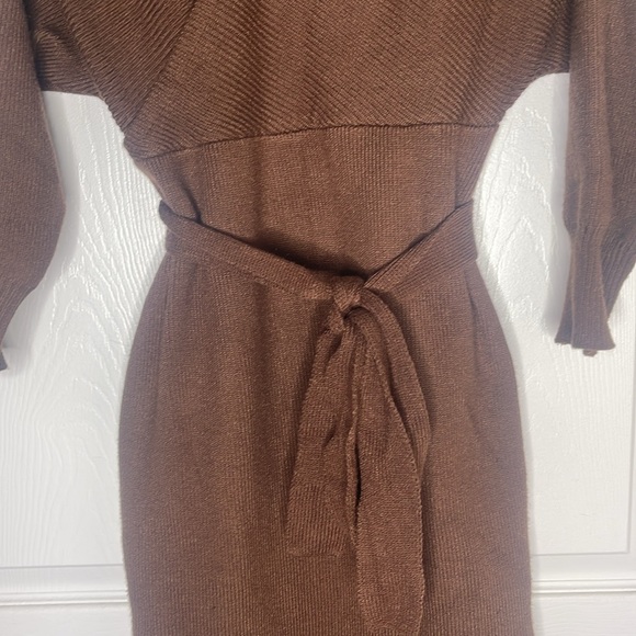 Brown Fashion Nova L Elegant Dress - Picture 3 of 3